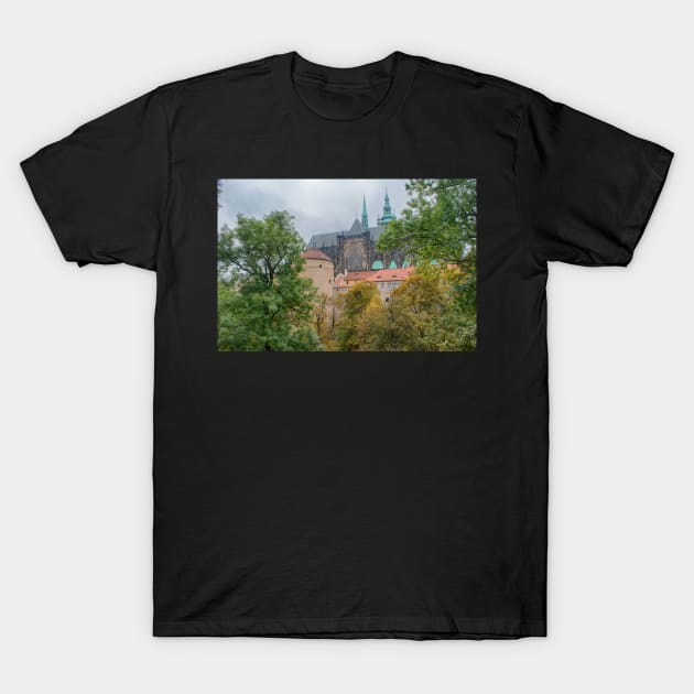 Prague Castle from the Lower Garden T-Shirt by Imagery